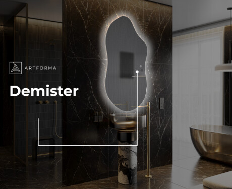 Irregular Mirror LED Lighted decorative design F221 #8