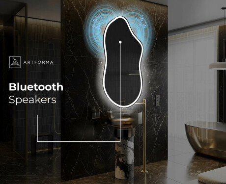 Irregular Mirror LED Lighted decorative design F222 #5