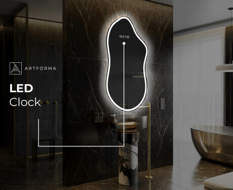 Irregular Mirror LED Lighted decorative design F222 #7