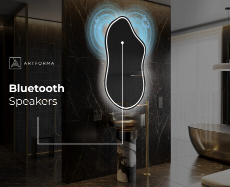 Irregular Mirror LED Lighted decorative design F223 #5