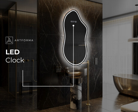 Irregular Mirror LED Lighted decorative design F223 #7