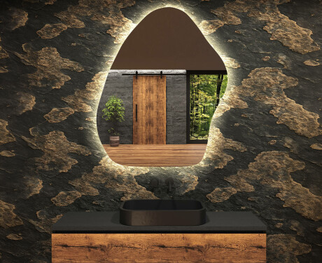 Irregular Mirror LED Lighted decorative design G221