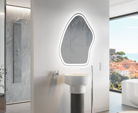 Irregular Mirror LED Lighted decorative design G222