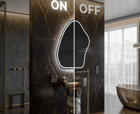 Irregular Mirror LED Lighted decorative design G223 #3