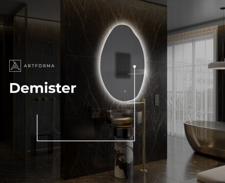 Irregular Mirror LED Lighted decorative design U221 #9