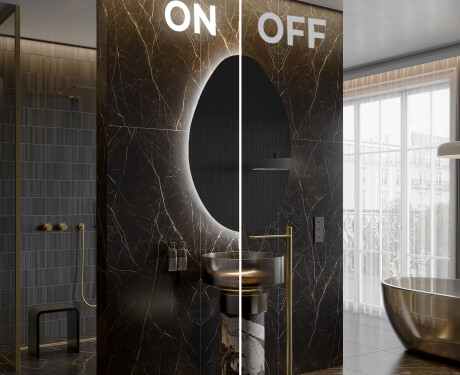 Irregular Mirror LED Lighted decorative design U222 #3