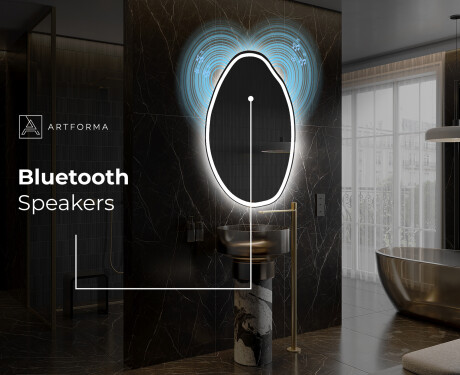 Irregular Mirror LED Lighted decorative design U222 #6