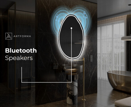 Irregular Mirror LED Lighted decorative design U223 #6