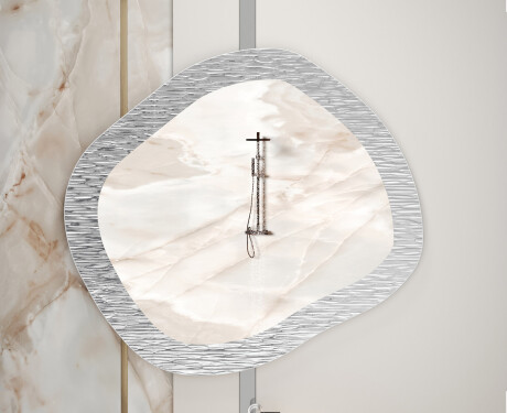 Custom-sized mirror in a stylish metal frame L291 #5