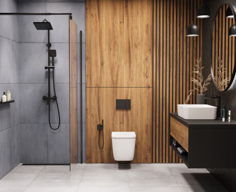 PAROS flushless toilet bowl white with free-flush board