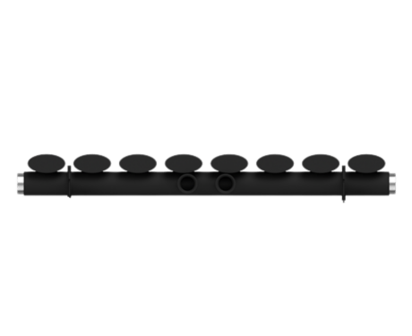 Vertical Decorative Radiator with Mounting Kit, Black #4