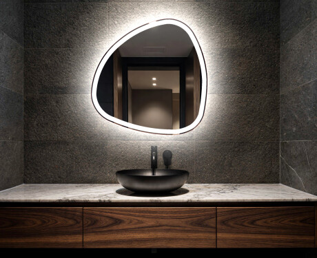 Irregular Mirror LED Lighted decorative design J222