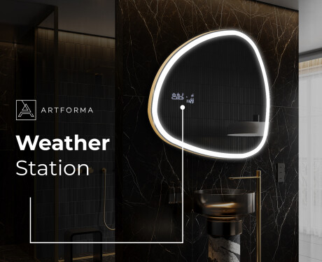 Irregular Mirror LED Lighted decorative design J222 #7