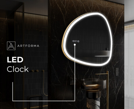 Irregular Mirror LED Lighted decorative design J222 #8