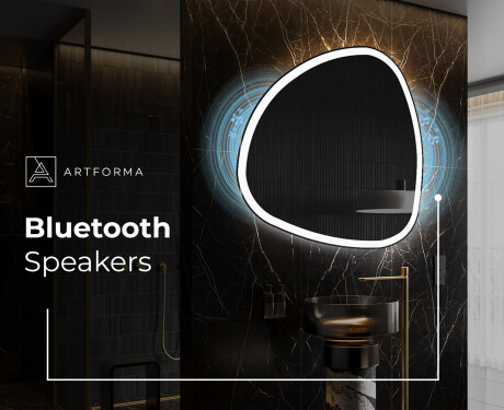 Irregular Mirror LED Lighted decorative design J222 #5