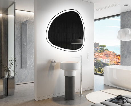 Irregular Mirror LED Lighted decorative design J222 #9