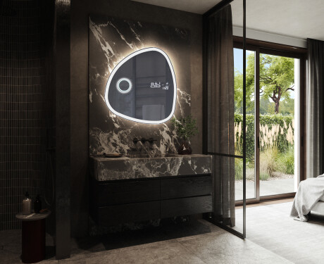 Irregular Mirror LED Lighted decorative design J222 #10