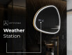 Irregular Mirror LED Lighted decorative design J223 #7