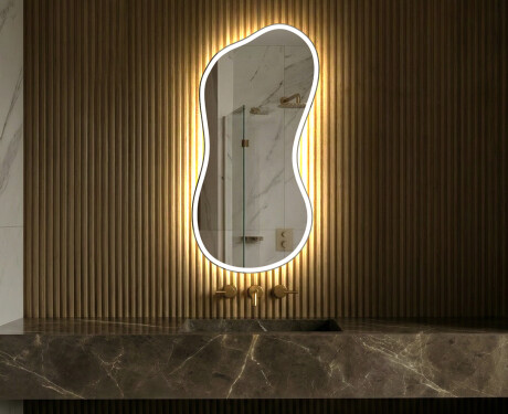 Irregular Mirror LED Lighted decorative design K222