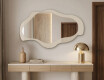 Irregular LED bathroom mirror - Veloura - flowing shape #3