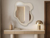 Organic irregular LED bathroom mirror - Alméa - balanced design #3