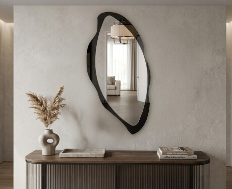 Organic LED bathroom mirror - Flévia - dynamic shape