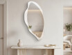 Organic LED bathroom mirror - Flévia - dynamic shape #2