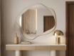 Organic irregular LED bathroom mirror – Lumaire – soft line #3
