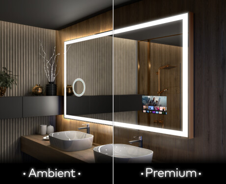 Illuminated Bathroom Mirror LED Lighting L01 #7