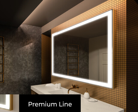 Illuminated Bathroom Mirror LED Lighting L01 #8