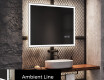 Illuminated Bathroom Mirror LED Lighting L01 #9