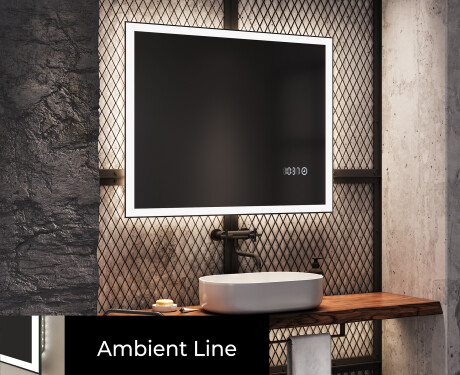 Illuminated Bathroom Mirror LED Lighting L01 #9
