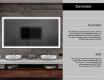 Illuminated Bathroom Mirror LED Lighting L01 #6