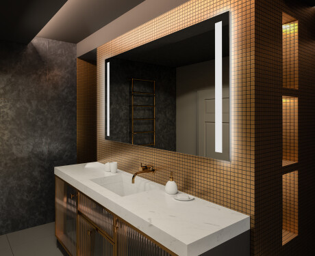 Bathroom Mirror LED Lighted Rectangular L02