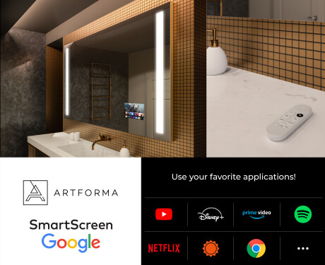 Bathroom Mirror LED Lighted Rectangular L02 #8