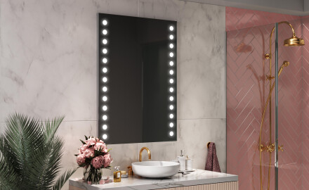 Artforma - Smart Bathroom Large Mirror With Lights LED L01