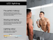 PremiumLine Illuminated Bathroom LED Lighted Mirror L12 #5