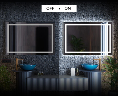 PremiumLine Illuminated Bathroom LED Lighted Mirror L15 #3