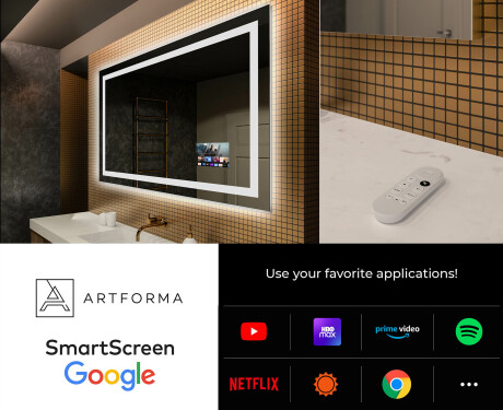 PremiumLine Illuminated Bathroom LED Lighted Mirror L15 #4