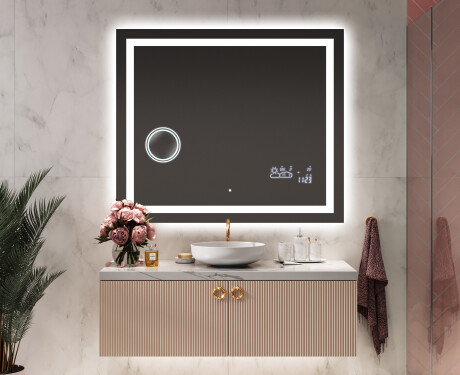 PremiumLine Illuminated Bathroom LED Lighted Mirror L15 #9