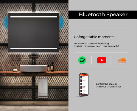 PremiumLine Illuminated Bathroom LED Lighted Mirror L23 #6