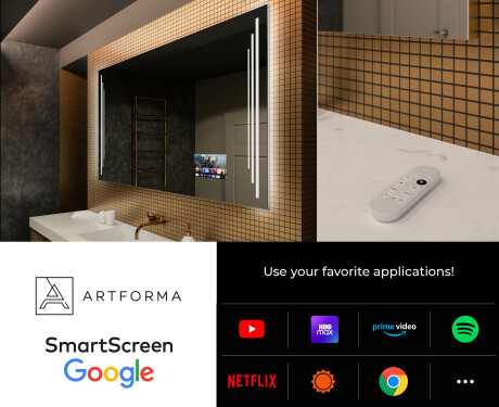 PremiumLine Illuminated Bathroom LED Lighted Mirror L27 #5