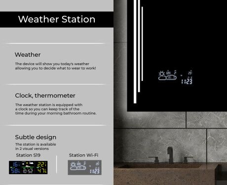 PremiumLine Illuminated Bathroom LED Lighted Mirror L27 #6