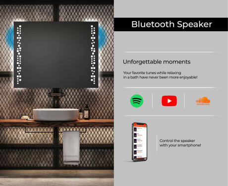 PremiumLine Illuminated Bathroom LED Lighted Mirror L38 #6