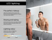 PremiumLine Illuminated Bathroom LED Lighted Mirror L49 #5