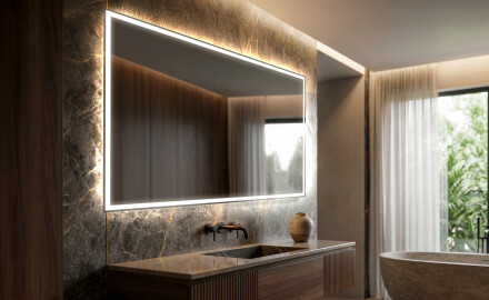 PremiumLine Illuminated Bathroom LED Lighted Mirror L49