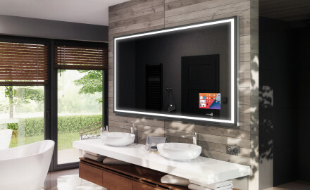 LED Illuminated Bathroom Mirrors and Bathroom Cabinets