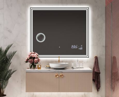 PremiumLine Illuminated Bathroom LED Lighted Mirror L57 #9