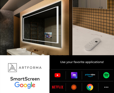 PremiumLine Illuminated Bathroom LED Lighted Mirror L61 #4