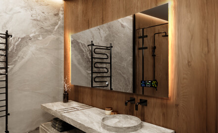 Designer Backlit LED Bathroom Mirror L62